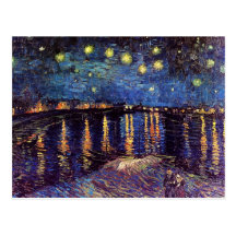 Vincent van Gogh -Starry Night Over the Rhone Postcards