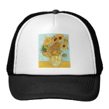 Vincent Van Gogh Sunflowers Hats