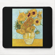 Vincent Van Gogh Sunflowers Mousepad