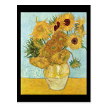 Vincent Van Gogh Sunflowers Postcards
