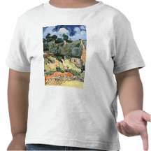 Vincent van Gogh - Thatched Cottages at Cordeville T Shirts