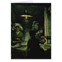 Vincent van Gogh - The potato eaters Greeting Cards