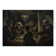 Vincent Van Gogh - The Potato Eaters Greeting Cards