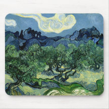 Vincent van Gogh's Olive Trees (1889) Mouse Mats