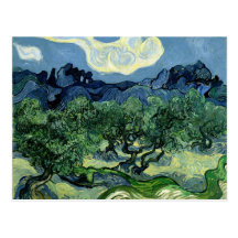 Vincent van Gogh's Olive Trees (1889) Postcard
