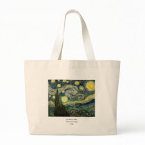 Vincent van Gogh's The Starry Night (1889) Tote Bags