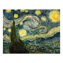 Vincent van Gogh's The Starry Night (1889) Announcement