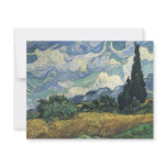 Vincent van Gogh's Wheat Fields With Cypresses invitations