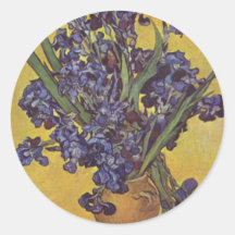 Vincent Willem Van Gogh Iris flowers Sticker