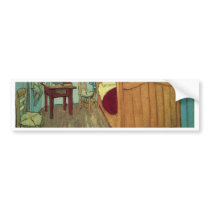 Vincent's Bedroom in Arles Bumper Sticker