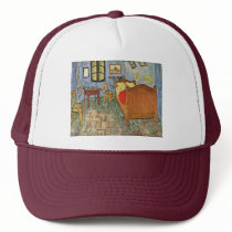 Vincent'S Bedroom In Arles, By Vincent Van Gogh Mesh Hat