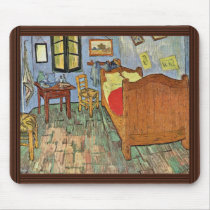 Vincent'S Bedroom In Arles, By Vincent Van Gogh Mouse Pads
