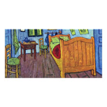Vincent'S Bedroom In Arles By Vincent Van Gogh Personalized Photo Card
