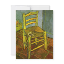 Vincent's Chair With His Pipe by Vincent van Gogh