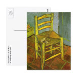 Vincent's Chair With His Pipe by Vincent van Gogh postcards