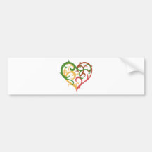 vine heart 2 bumper stickers