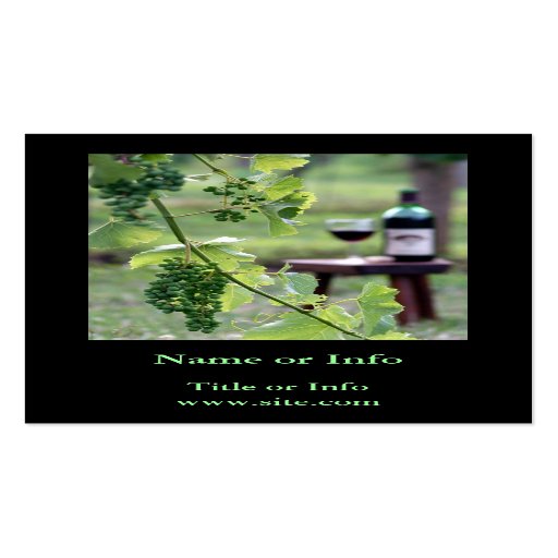 Vineyard Business Card