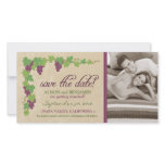 Vineyard Save the Date Announcement (Parchment) photo cards