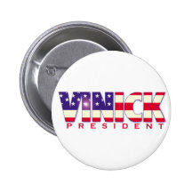 Vinick for President campaign button