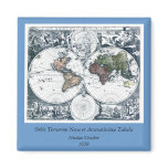 Vintage 1658 Nicolao Visscher World Map magnets