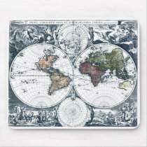 Vintage 1658 Nicolao Visscher World Map
