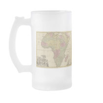 Vintage 1725 Africa Map Mug