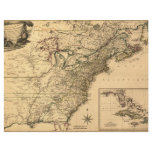 Vintage 1777 Map of American Colonies Custom Flyer
