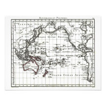 Vintage 1806 Map - Australasie et Polynesie Announcements