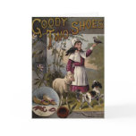Vintage 1885 Goody Two Shoes Greeting Card
