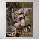 vintage 1888 Book cover Goody-Two Shoes posters