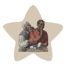 Vintage 1895 Cigar Ad African American Sticker