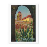 vintage 1920s Palermo Sicily travel ad postcards