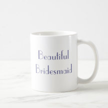 Vintage 1920s Wedding Beautiful Bridesmaid Mug