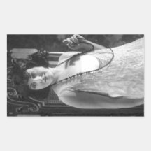 Vintage 1920s Women's Flapper Fashion Sticker