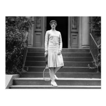 Vintage 1920s Women's Tennis Fashion Post Cards