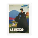 Vintage 1930 Abruzzo Italian travel ad Post Card
