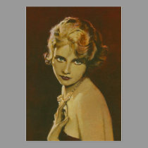 Vintage 1930's Fashion Business ACEO Card business cards