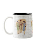 Vintage 1940s Fashion mugs