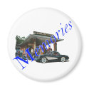 Vintage 1950s service station magnets
