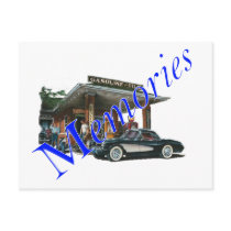 Vintage 1950s service station postcards