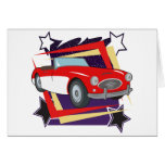Vintage 1957 Corvette Greeting Card