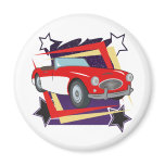 Vintage 1957 Corvette Fridge Magnet