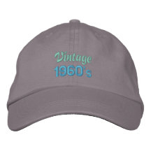 VINTAGE 1960's cap Embroidered Hat