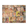 Vintage 1960s Hairstyles Collage Postcard