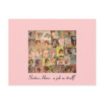 Vintage 1960s Hairstyles Collage Post Card