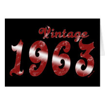 Vintage 1963 Card