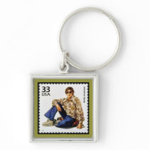 Vintage 1970 Groovy Hunka-Hunka Premium Keychain