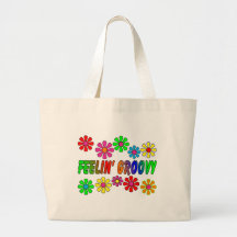 Vintage 1970's "Feelin' Groovy" gifts Tote Bag
