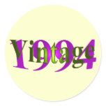 Vintage 1994 round stickers