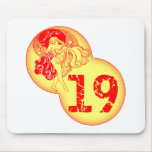 Vintage 19th Birthday Gifts Mouse Pads